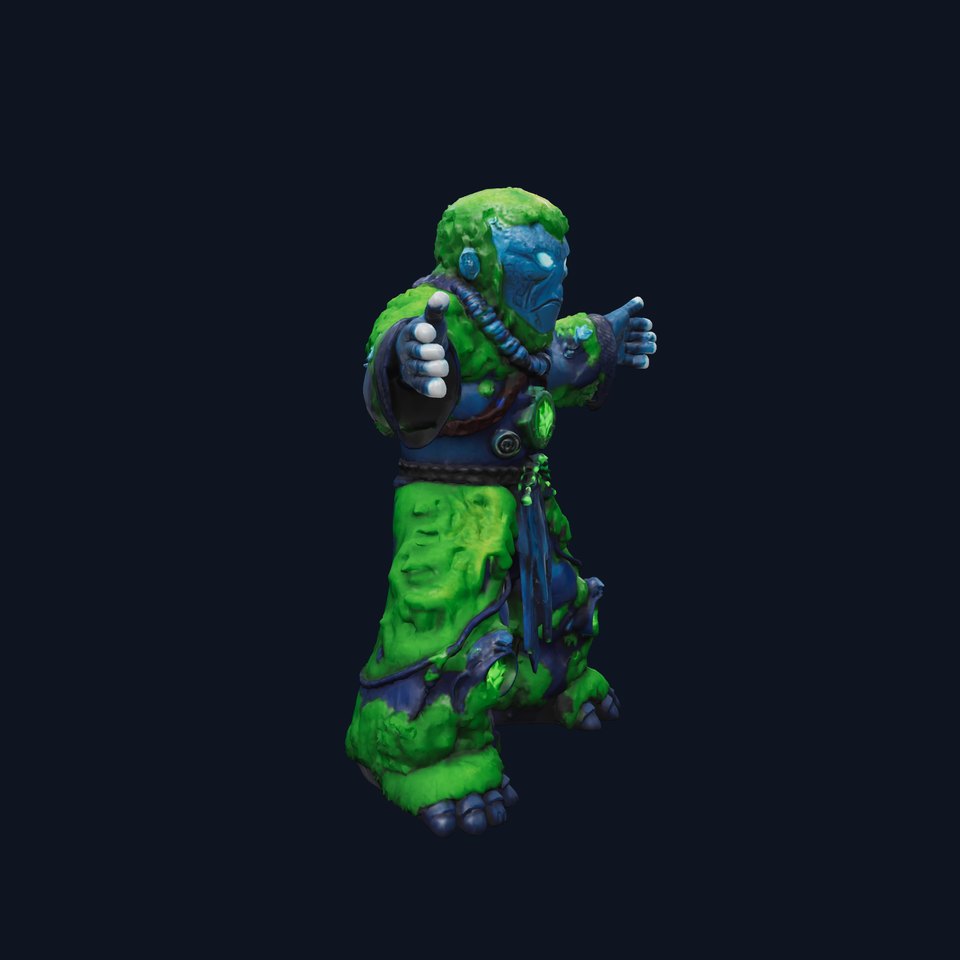 Moss Guardian Golem model pack